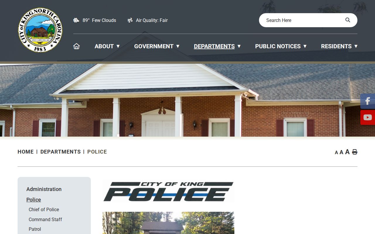 King court docket routing distinguished from King Police Department information